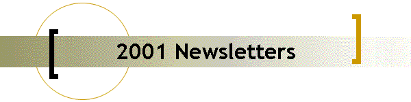 2001 Newsletters